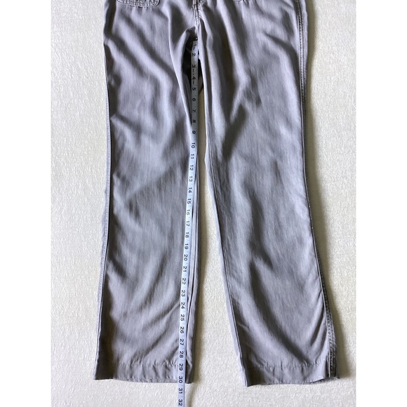 Sundance Alberta Pants Woman’s Size 6 Soft Grey 100% Tencel Button Pockets - Picture 6 of 10